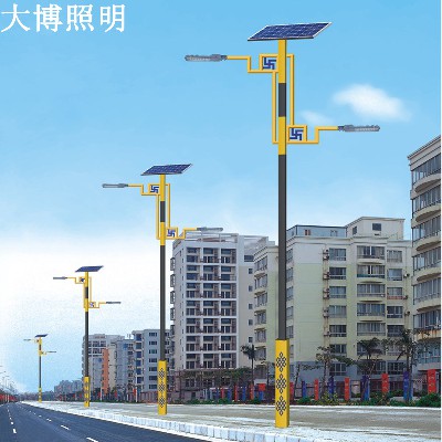 太陽能路燈雙臂特色中式民族風新農村改造工程LED路燈廠家批發