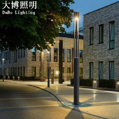 led景觀燈鋁制圓柱現代庭院燈特色光影效果小區廣場園林廠家批發