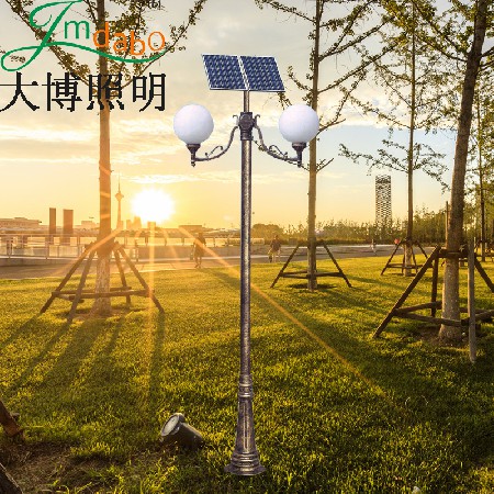 古銅色歐式太陽能庭院燈 小區亮化節能光伏LED庭院燈